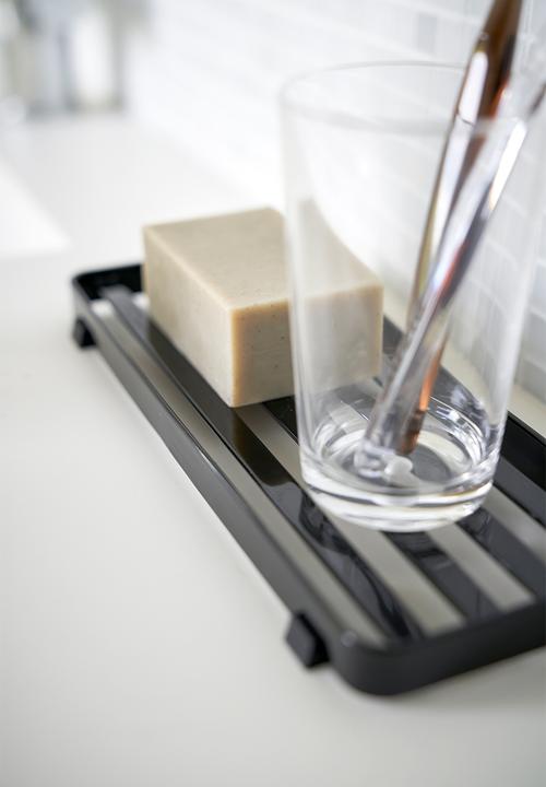 Yamazaki - Tower sanitary tray - black