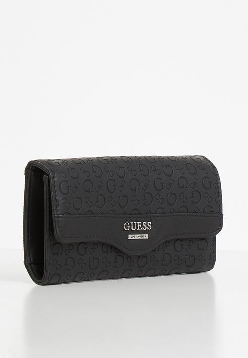 GUESS - Modesto slim clutch - black