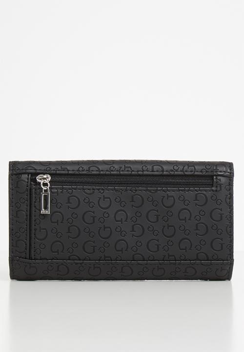 GUESS - Modesto slim clutch - black
