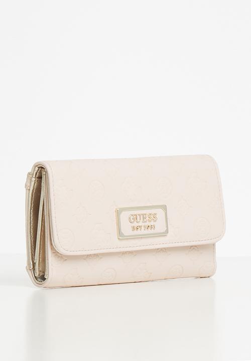 GUESS - Logo love multi clutch - blush