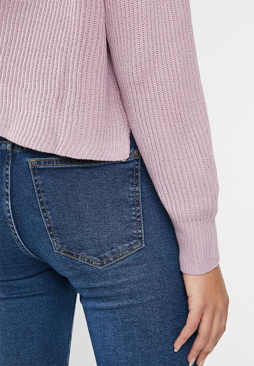 Cotton On - Archy cropped 2 pullover - lilac