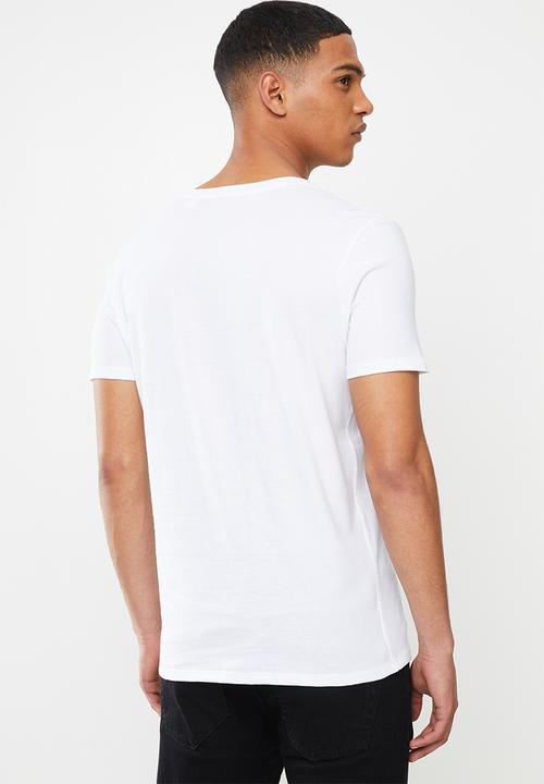 GUESS - Short sleeve guess graffiti tee - white
