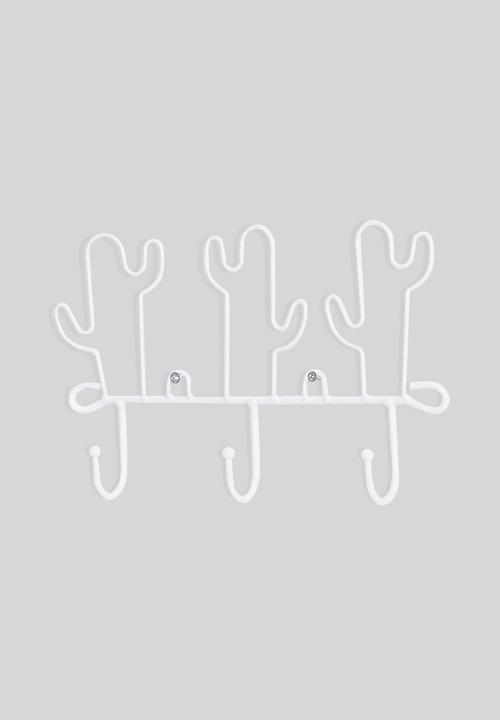 H&S - Cactus hooks - white 
