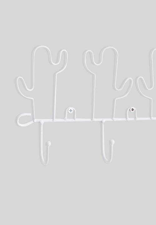 H&S - Cactus hooks - white 