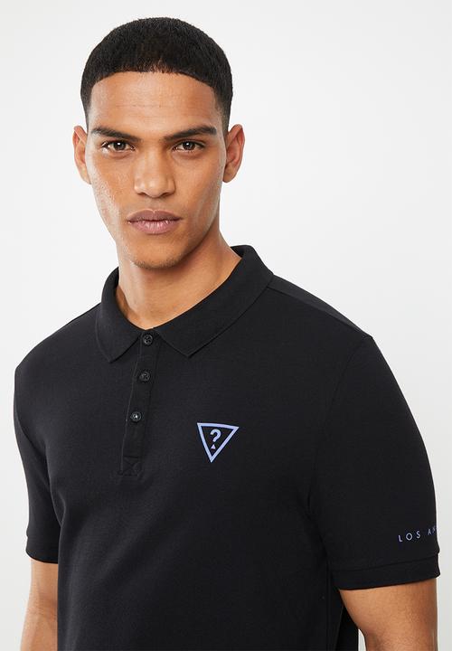 GUESS - Short sleeve fashion polo - black