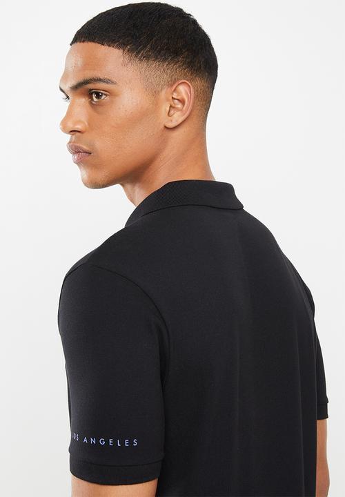 GUESS - Short sleeve fashion polo - black