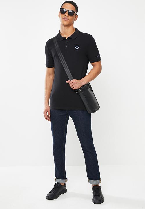 GUESS - Short sleeve fashion polo - black