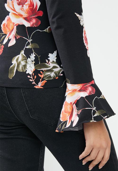 GUESS - Long sleeve Kayleen top - black