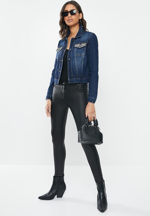 SISSY BOY - 2 Pocket classic denim jacket non stretch - navy 