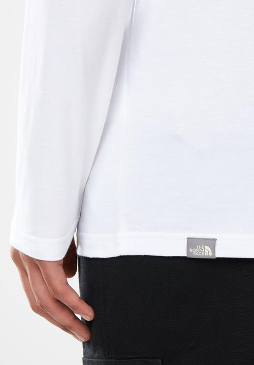 The North Face - Redbox long sleeve tee - white
