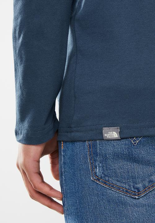 The North Face - Long sleeve fine tee - navy