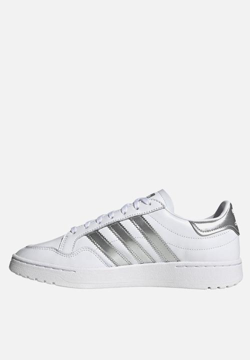 adidas Originals - Team court w - ftwr white/silver met/ftwr white