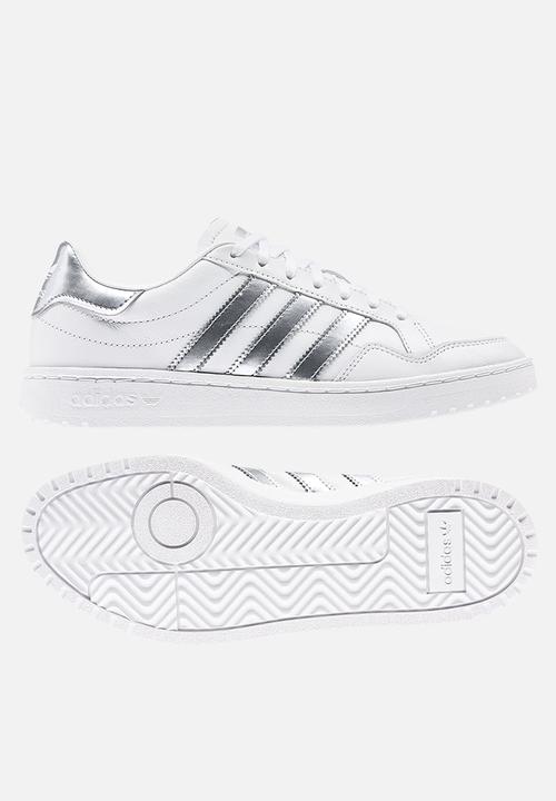 adidas Originals - Team court w - ftwr white/silver met/ftwr white
