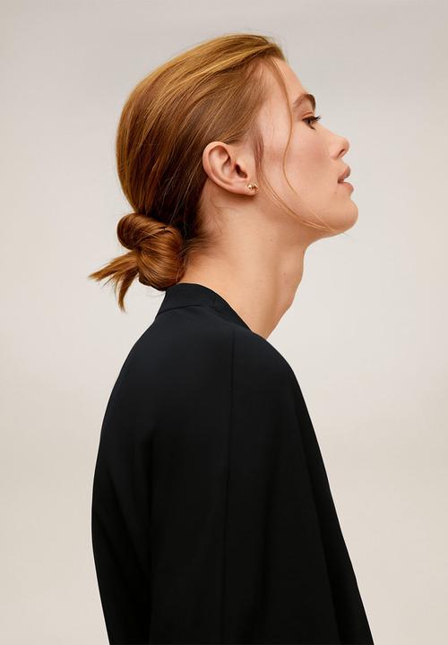 MANGO - Blouse basic - black