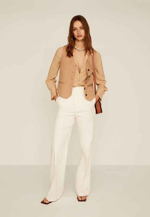 MANGO - Shirt Krista - brown