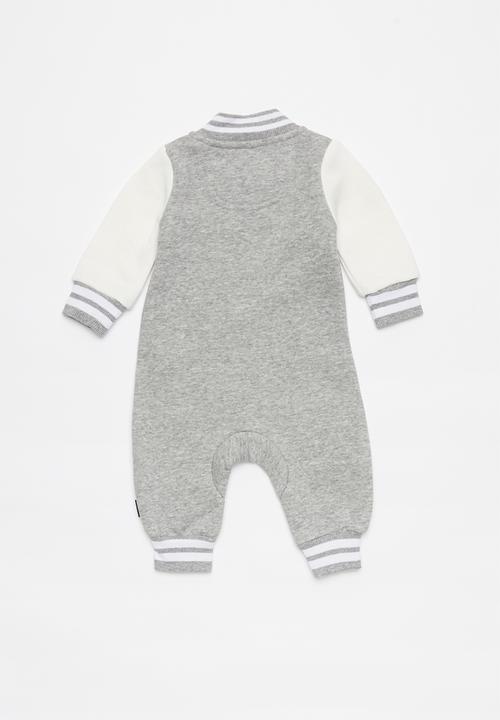 Converse - Converse varsity knit coverall - grey