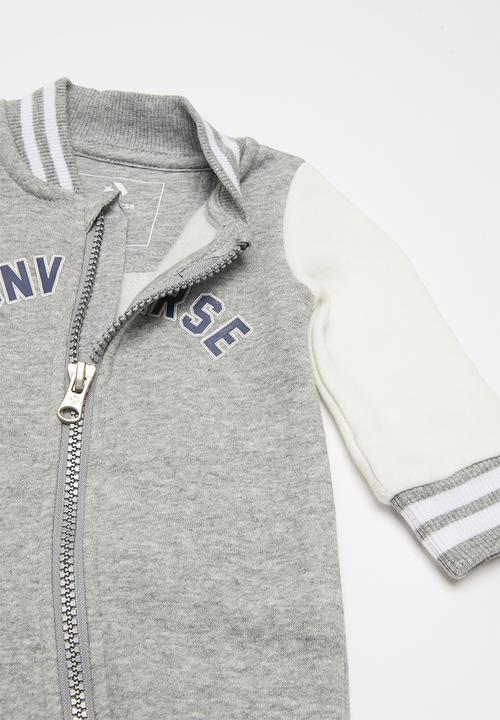 Converse - Converse varsity knit coverall - grey