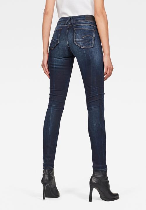 G-STAR - Lynn mid skinny - faded blue