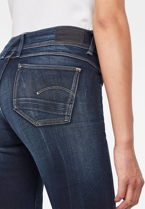 G-STAR - Lynn mid skinny - faded blue