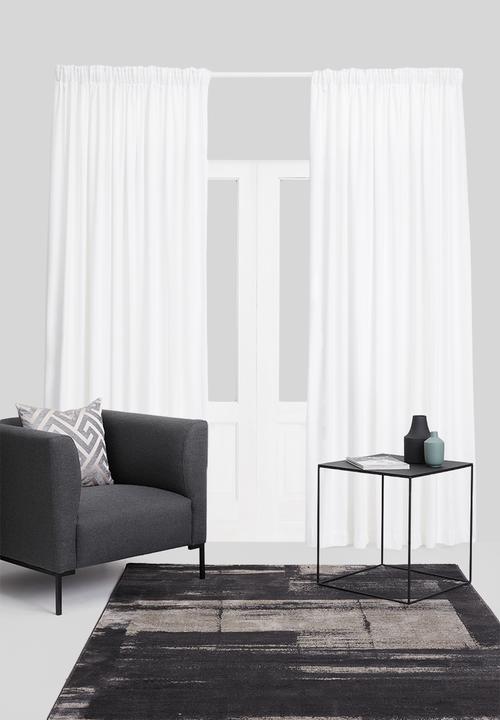 Sixth Floor - Taped curtain extra length - white