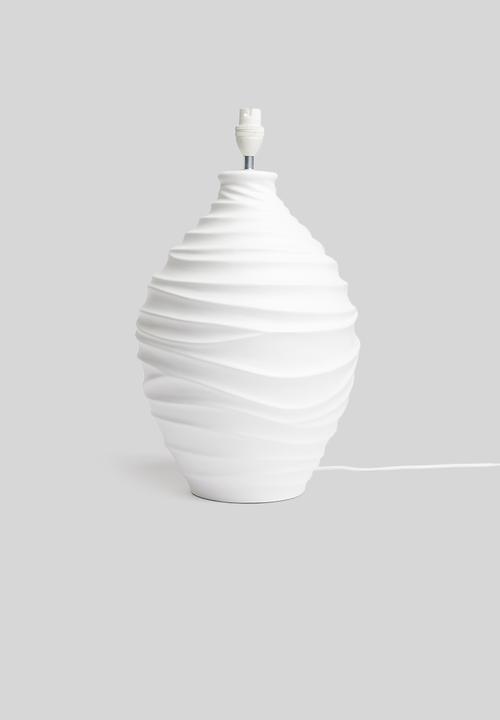 SF Collection - Swell lamp base - white