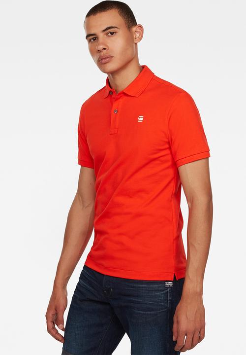 G-STAR - Dunda slim fit polo - orange