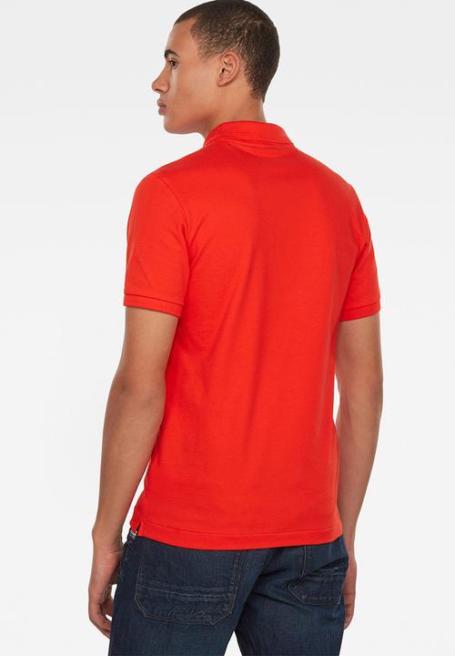 G-STAR - Dunda slim fit polo - orange