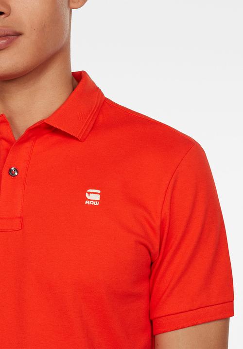 G-STAR - Dunda slim fit polo - orange