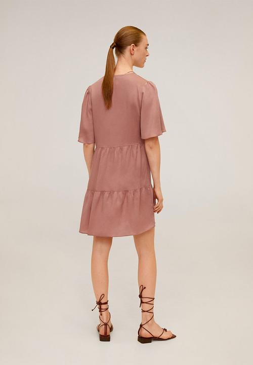 MANGO - Dress Rita - pastel pink