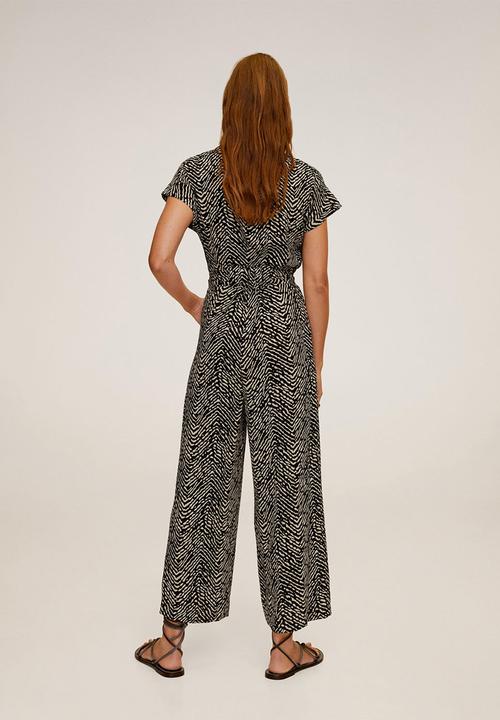 MANGO - One-piece suit creta - black