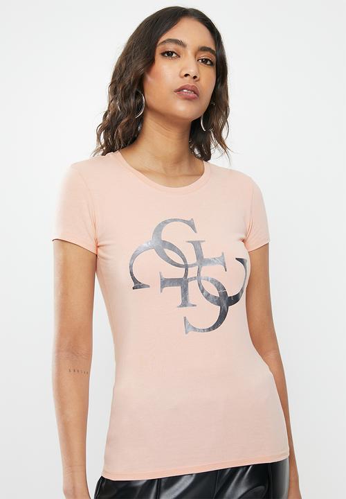 GUESS - Short sleeve quatro T-shirt - pink