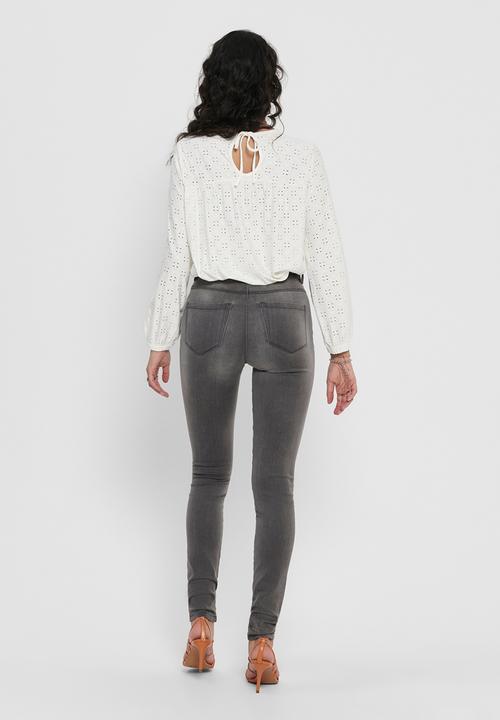 Jacqueline de Yong - Cathinka long sleeve top - white