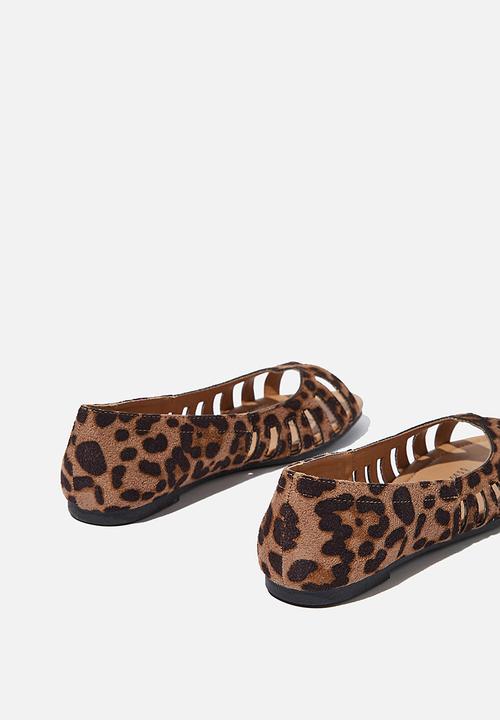 Cotton On - Essential lara peep - brown