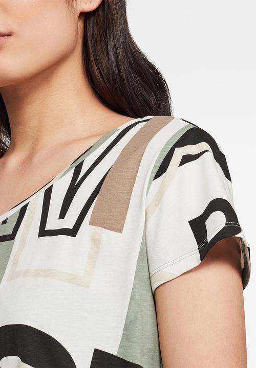G-STAR - Gyre short sleeve tee - light thymol modernist