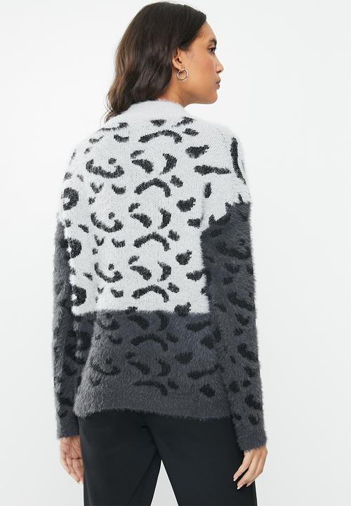 ONLY - Eliz long sleeve high neck pullover - grey