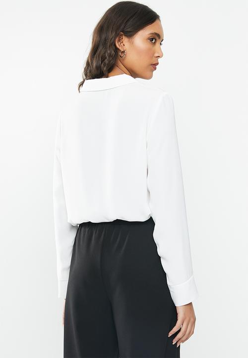 ONLY - Juma long sleeve body - white