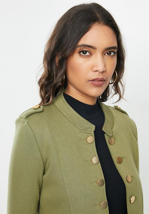 ONLY - Anetta long sleeve blazer - khaki