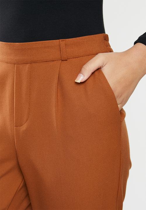 ONLY - Focus regular pants - ginger bread