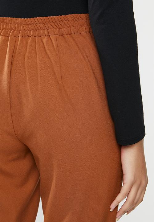 ONLY - Focus regular pants - ginger bread