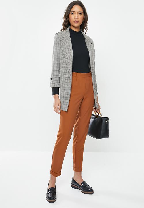 ONLY - Focus regular pants - ginger bread