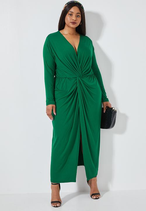 Superbalist - Twist front knot maxi - green