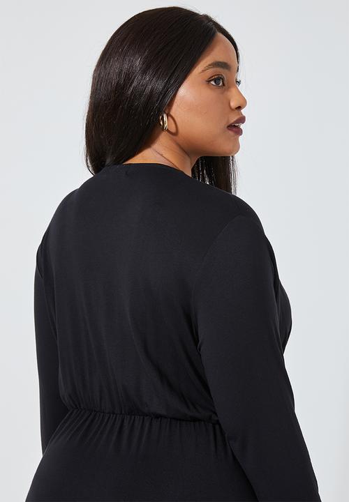 Superbalist - Twist front knot maxi - black