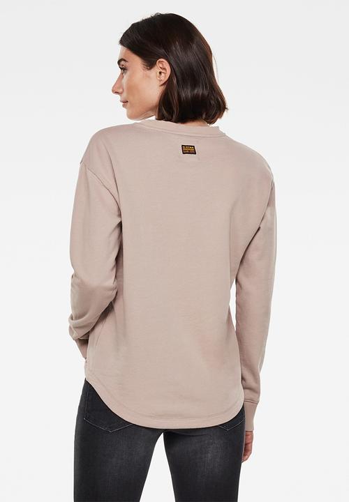 G-STAR - Graphic shift xzyph sweater - blush