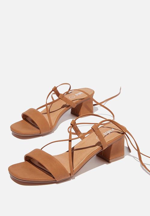 Cotton On - Eva strappy heel - tan