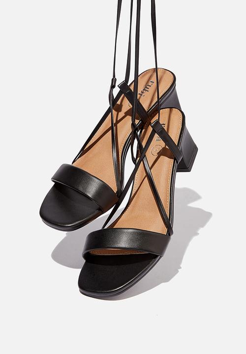 Cotton On - Eva strappy heel - black