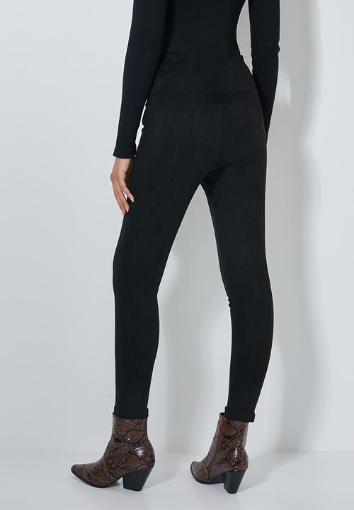 Superbalist - Suedette tregging - black
