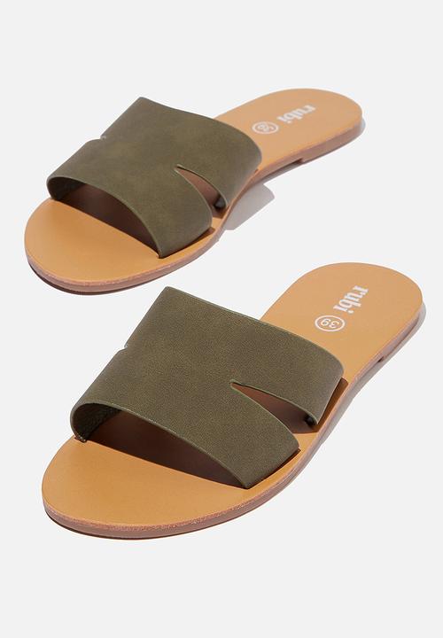 Cotton On - Lexi minimal slide - khaki 