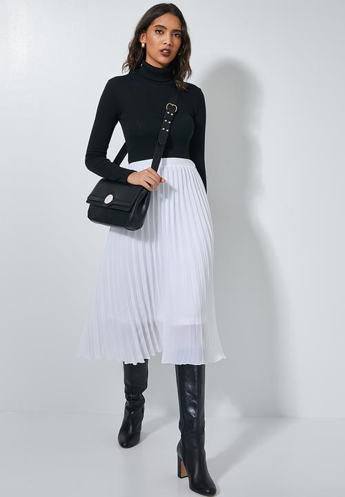 Superbalist - Sunray pleated midi skirt - white 