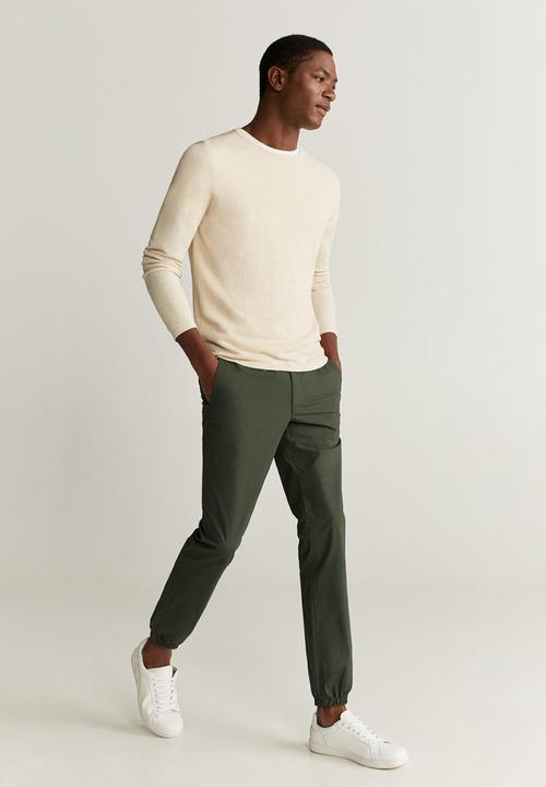MANGO - Roma trousers - green