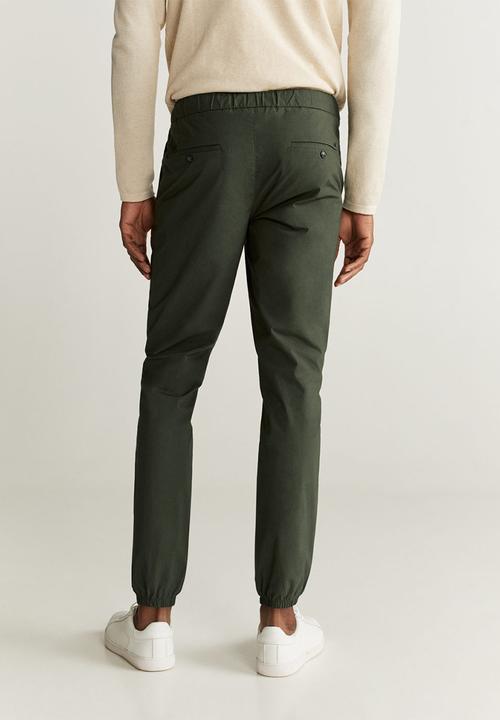 MANGO - Roma trousers - green